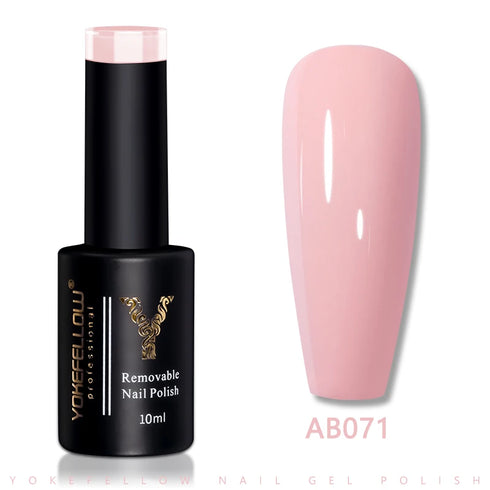 Vibrant 10ML Semi-Permanent Gel Nail Polish for Stunning Manicures - Low Odor Long-Wear Varnish - Ideal for Spring and Summer Nail Art