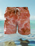 Men's Board Shorts Swim Trunks Print Sea Gradient Quick Dry Casual Beach