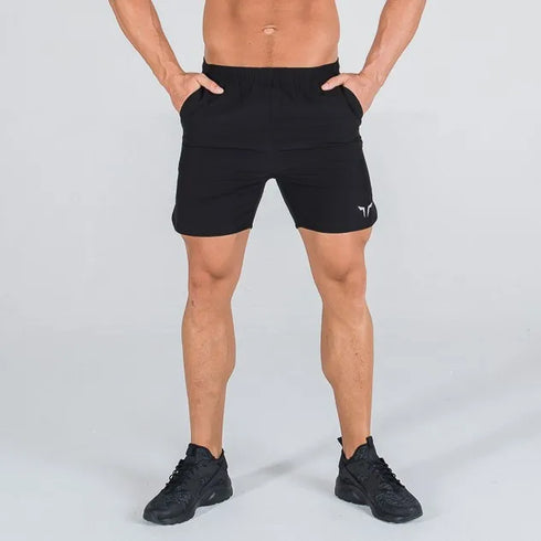 Men's Summer Gym Fitness Double-Decker 2 in 1 Shorts Sports Running Basketball Jogger Bottoms