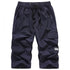 Men's Summer Quick Dry 3/4 Pants Lightweight Capri Shorts for Hiking Fishing Travel Casual Gym