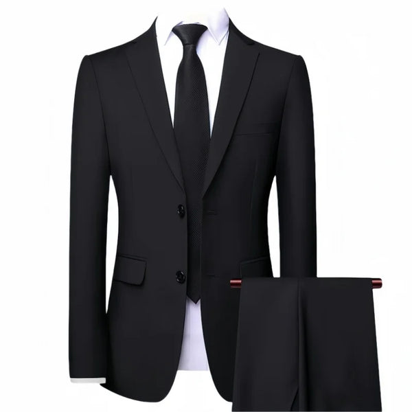High End Brand Men's Fashion Business Slim Professional Suit