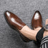 Business Formal Slip-On Leather Shoes for Men Dress Fashion Oxford Moccasins