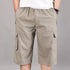 Men's Cropped Shorts Pure Cotton Business Gentleman Casual Work Shorts
