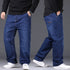 Plus Size Mens Jeans Loose Denim Straight Leg Stretch Casual Trousers