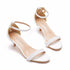 Elegant Beaded Open-Toe Sandals with Thin Heels for Weddings and Parties
