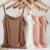 Stylish Women's Solid Color Sleeveless Sling Camisoles & Crop Tops - Slimming Vests for Comfortable Layering and Everyday Wear