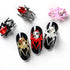 Halloween Spider Nail Art Charms - 3D Alloy Rhinestones for Stylish DIY Manicure and Nail Decor Accessories, Perfect for Gothic Punk and Retro Designs
