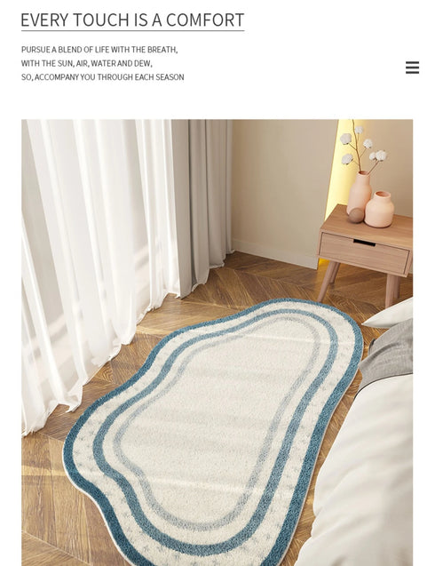 Shaped Bedroom Carpet Soft Modern Home Decoration Aesthetics Cloud Rug