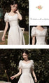 Bridesmaid Dress Floor Length Jersey Gown With Ruched Bow Sweetheart Neckline For Wedding Party Dress