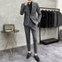 Men's Two-Piece Wedding Suit Business Casual Ensemble with Trousers