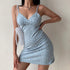 Linen Sundress Casual Summer Comfortable Sexy V Neck Elegant Trendy Women's Dress