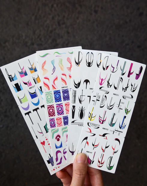 12 Floral Patterns Summer Nail Water Decals - Daffodils, Lilies, and Tulips for Stunning Nail Art Transfers and DIY Manicure Accessories