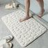 Mat Non Slip Cobblestone Embossed Bathroom Rug Memory Foam Doormat