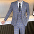 Men's Business Casual Suit Set Blazer Vest Pants Fashionable Slim Fit for Weddings and Work