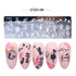 Winter Wonderland Nail Art Stamping Plate with Snowflake, Butterfly, and Rose Leaf Designs - Perfect for DIY Christmas Nail Polish Printing Template Tool