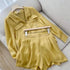 Spring Casual Women's Two-Piece Shirt and Shorts Set with Pockets for Effortless Summer Outfits Inspo