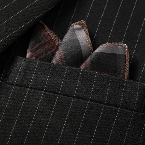 Business Casual Suit Three-Piece Set with Vest and Trousers in Fashionable British Style