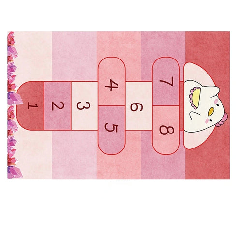 Children's Play Hopscotch Carpet for Living Room Decor Large Area Rugs and Crawling Floor Mat