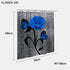 Red Rose and Butterfly Bathroom Mat and Shower Curtain Set Waterproof Eco-Friendly Design