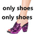 Shoe Bag Set Ladies Rhinestones Fashion Slippers High Heel Party