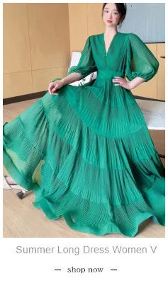 Embroidery Lace Long Cake Dress for Women Evening and Birthday Parties