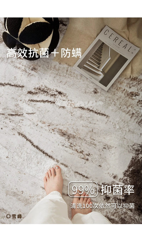 Light Luxury Retro Area Rugs for Living Room and Bedroom Plush Soft Thick Mats