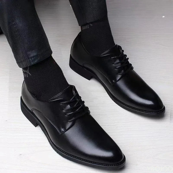 Fashionable Versatile Men Shoes Heightening Casual Flats for Spring
