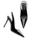 Sexy Pointed Toe Patent Strappy Party Sandals For Women