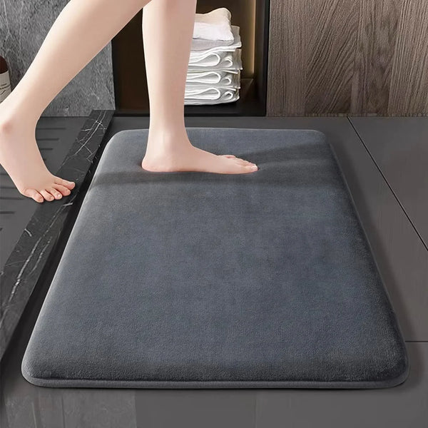 Memory Foam Bathroom Rug Ultra Soft Non-Slip Water Absorbent Floor Mat