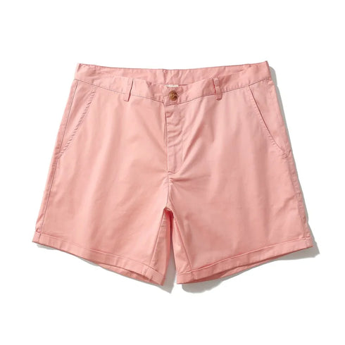 Man Shorts Summer Cotton Middle Waist Male Elastic Waist Casual Business Shorts