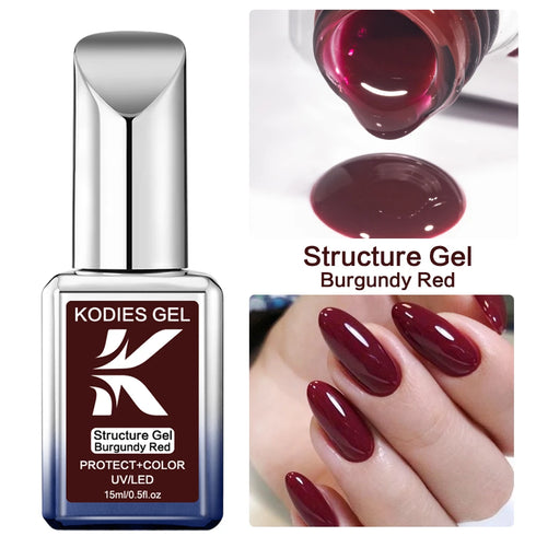 Vibrant Semi-Permanent UV Rubber Base Gel Nail Polish for Stunning Nail Art - Long Lasting 2-in-1 Structure for Easy Application and Soak Off Manicure