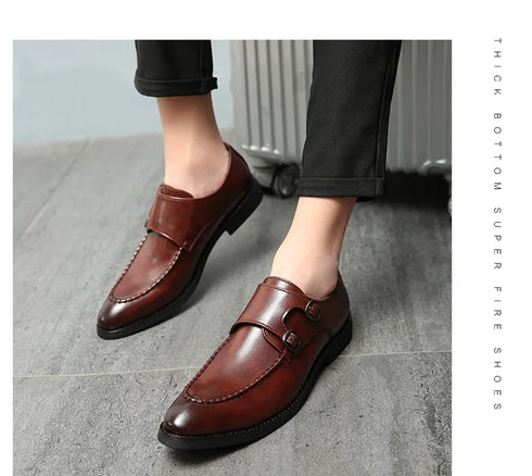 Men's Luxury Designer Loafers Leather Shoes - Elegant Oxfords Fashion Dress Footwear for Formal Occasions, Perfect Slip-On Style for Parties and Events