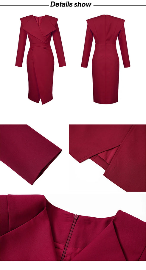 Chic Work Style Business Formal Dresses For Women Clothing