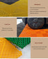 Plastic Interlocking Garage Flooring Tiles for Drainage Solution