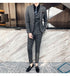 Stylish Business Casual Three-Piece Suit for Men with Vest and Trousers