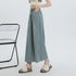 Wide Leg Loose Denim Ankle-Length Jeans for Women - Trendy Streetwear Pants Perfect for Summer Outfits and Casual Styling