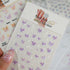 Adorable Pink Christmas Nail Art Stickers with Shiny Shells, Cute Snowflakes, Stars, and Wreaths - 5D Embossed Nail Decorations for Festive Nail Designs