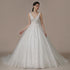 BEPEITHY Customized Luxury Strapless A Line Glitter Wedding Dresses