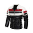 Stylish Men's Motorcycle Slim Fleece Leather Jacket for Spring and Autumn Outdoor Biking Fashion