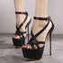 Sexy Platform Sandals Women Strappy Thin High Heels
