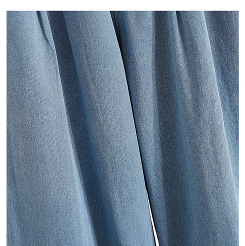 Women Casual Jeans Korean Style Streetwear Loose High Waist Denim Pants