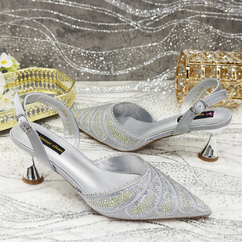 Venus Chan Shoes and Bag Set for Women's Party Heels