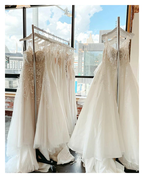 LORIE Mermaid Princess Lace Appliques Sexy Wedding Dress Gown