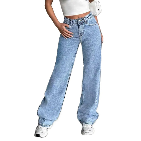 Baggy Jeans High Waisted Loose Denim for Women Vintage Style Casual Everyday Jeans