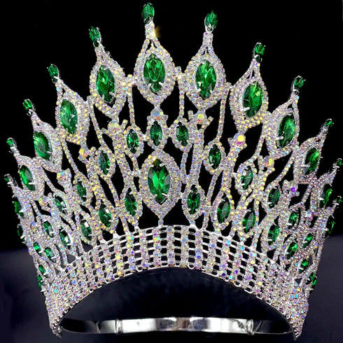 Elegant Rhinestone Tiara Crown for Pageants and Wedding Events