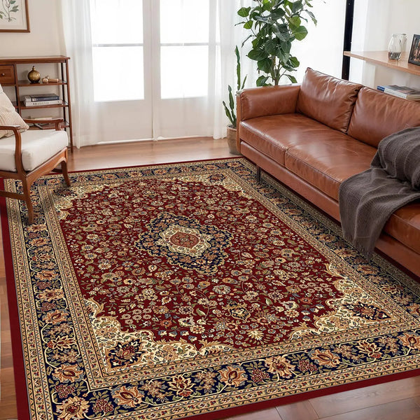 Bohemian Crystal Velvet Rugs for Living Room and Bedroom Waterproof and Dirt Resistant Carpet