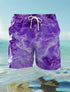 Men's Board Shorts Swim Trunks Print Sea Gradient Quick Dry Casual Beach