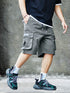 Men's Cargo Shorts for Outdoor Travel with Large Pockets