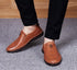 Man Retro Penny Handmade Loafer Casual Shoes Genuine Cow Leather Comfortable Slip-On Design