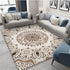 Classical Elegant Blue Rug for Retro Living Room and Bedroom Carpet Decoration